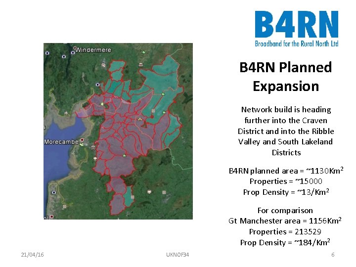 The evolution of the B 4 RN Network
