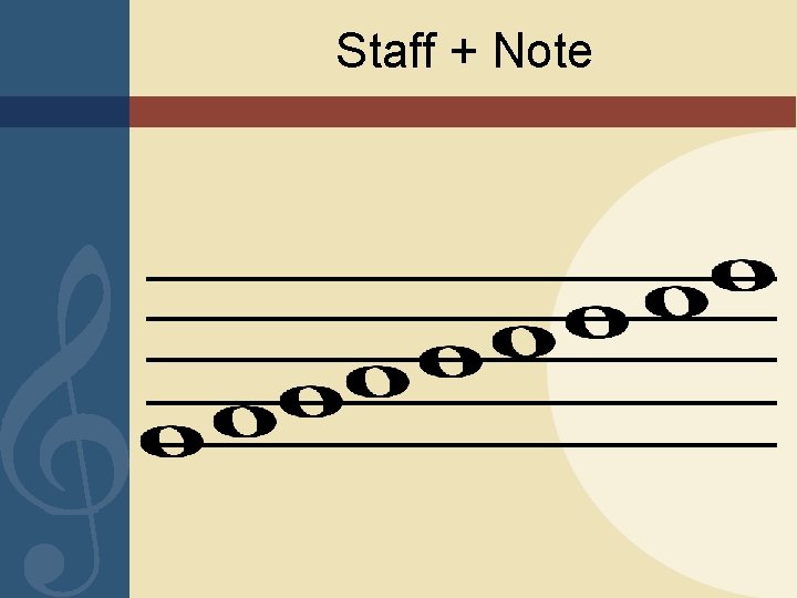 Staff + Note 