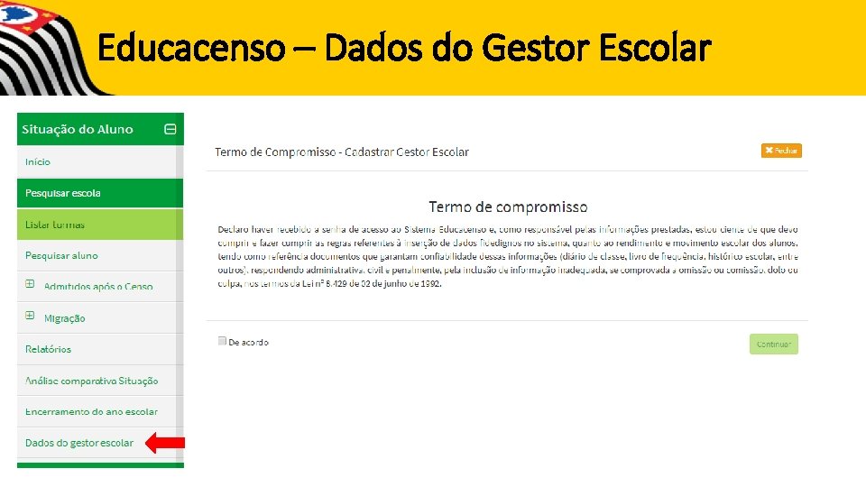 Educacenso – Dados do Gestor Escolar 