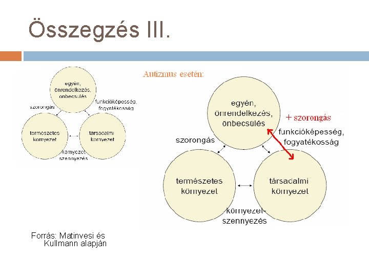 Összegzés III. Forrás: Matinvesi és Kullmann alapján 