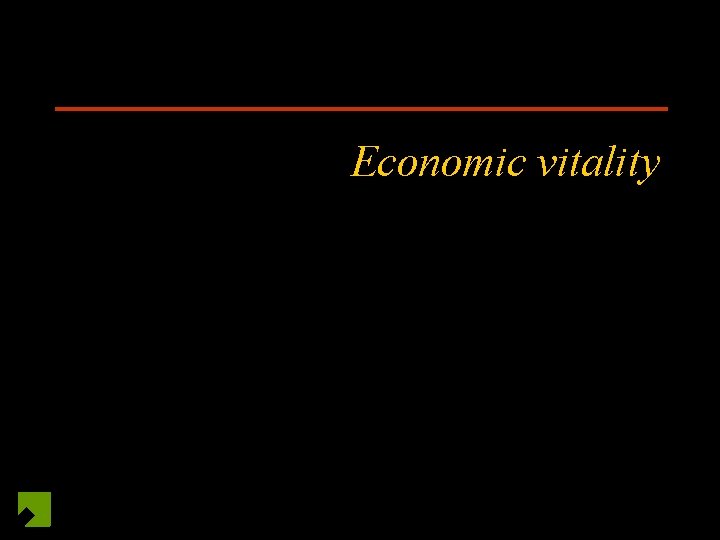 Economic vitality 