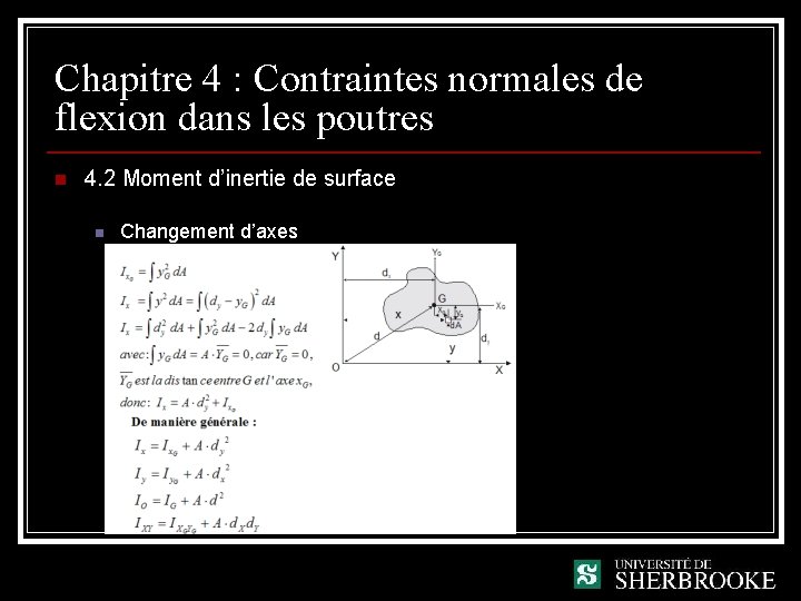 Chapitre 4 : Contraintes normales de flexion dans les poutres n 4. 2 Moment