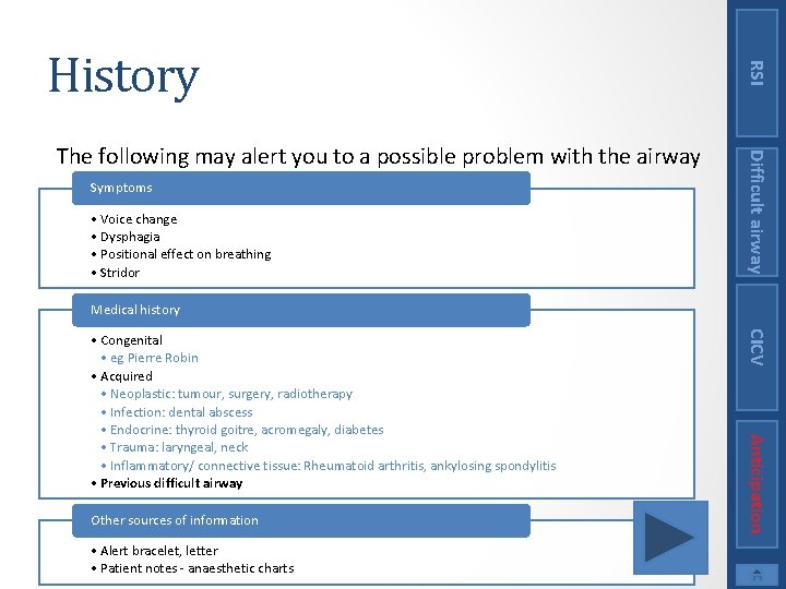 Symptoms • Voice change • Dysphagia • Positional effect on breathing • Stridor Difficult