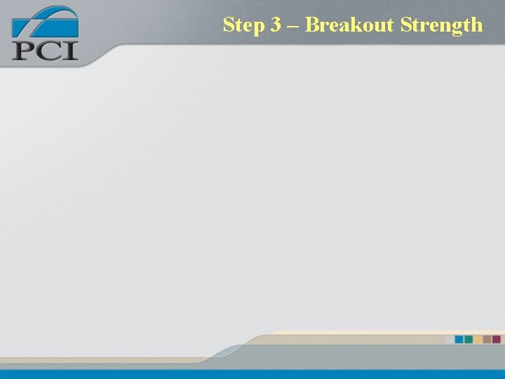Step 3 – Breakout Strength Step 3 – Breakout Strength
