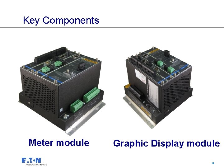Key Components 1 3 6 30 2 2 1 Meter module Graphic Display module