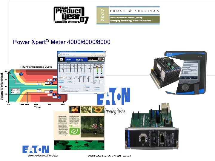 Power Xpert® Meter 4000/6000/8000 w ew n ith la ce p Re © 2010