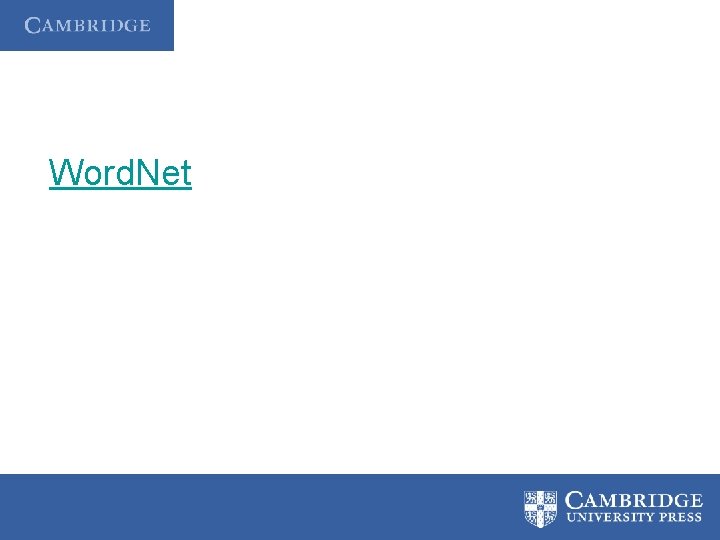 Word. Net 