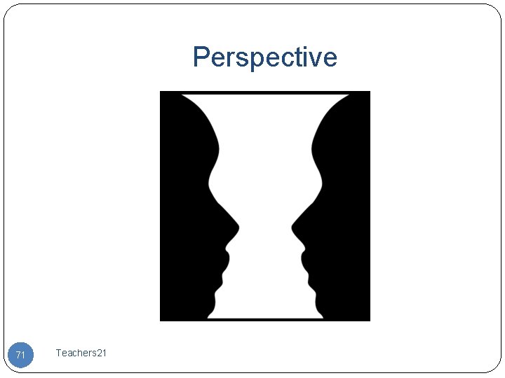 Perspective 71 Teachers 21 