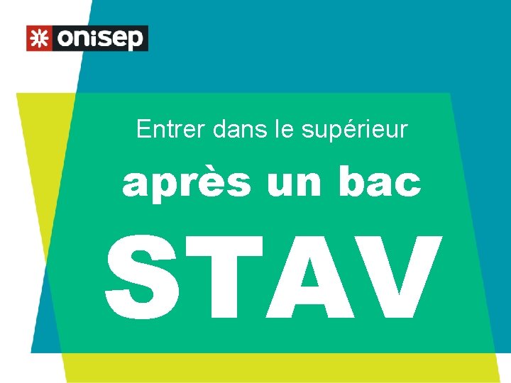 Entrer dans le supérieur après un bac STAV 