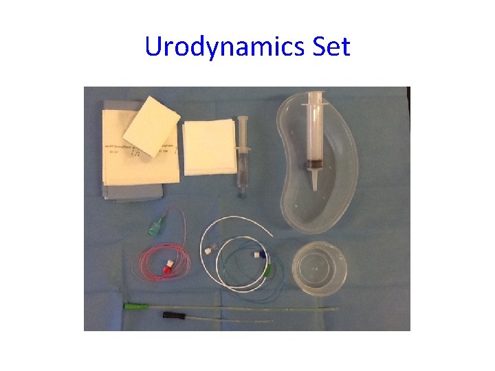 Urodynamics Set 