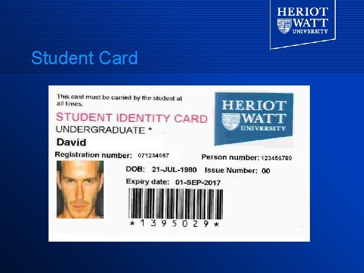Student Card Student Card
