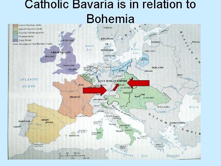 Catholic Bavaria is in relation to Bohemia 