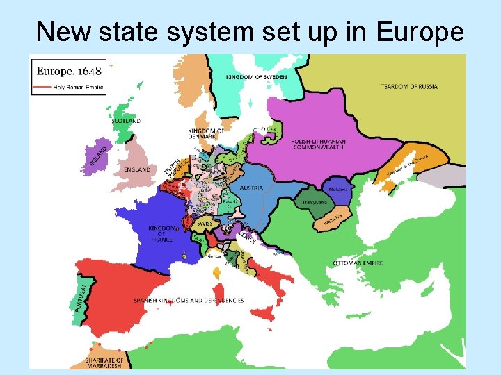 New state system set up in Europe 