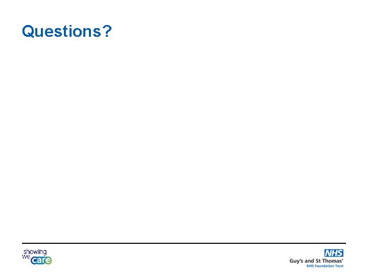 Questions? 