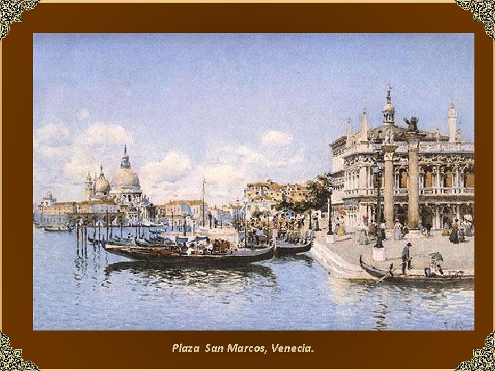 Plaza San Marcos, Venecia. 