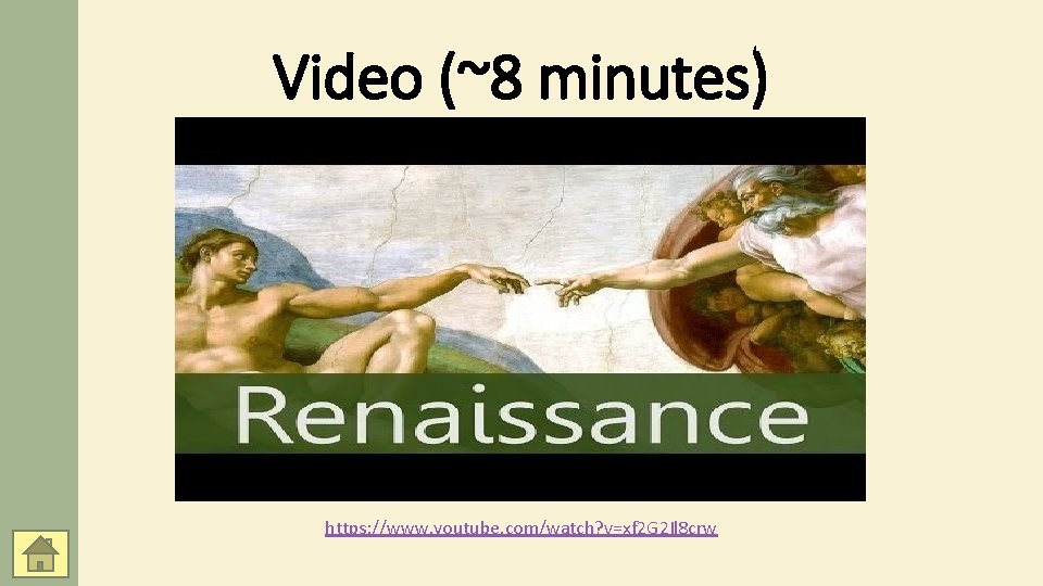 Video (~8 minutes) https: //www. youtube. com/watch? v=xf 2 G 2 Il 8 crw