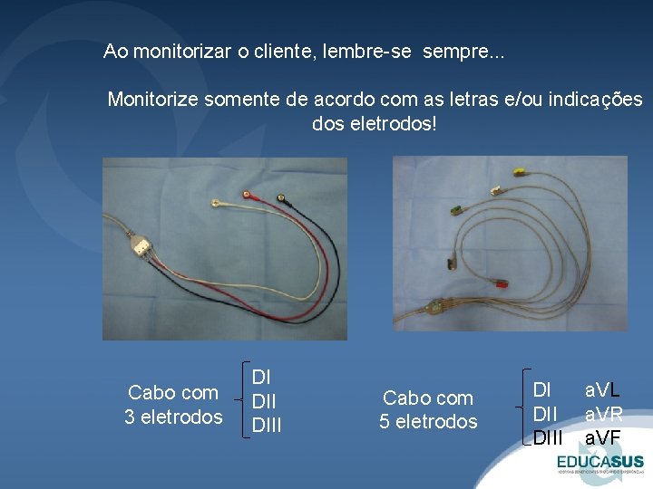 Ao monitorizar o cliente, lembre-se sempre. . . Monitorize somente de acordo com as