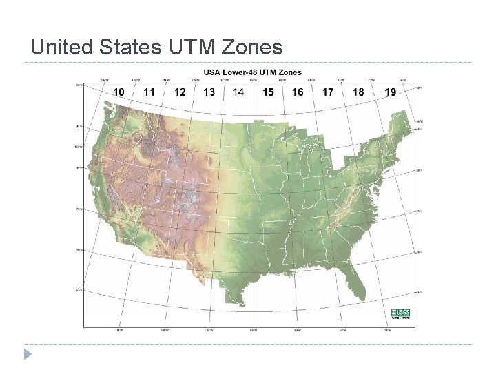 United States UTM Zones United States UTM Zones