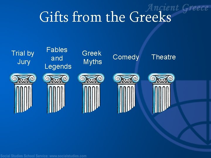 Gifts from the Greeks Trial by Jury Fables and Legends Greek Myths Comedy Theatre