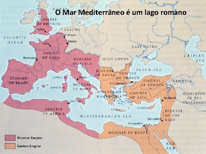 O Mar Mediterrâneo é um lago romano 