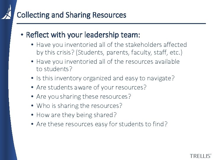 Collecting and Sharing Resources • Reflect with your leadership team: • Have you inventoried Collecting and Sharing Resources • Reflect with your leadership team: • Have you inventoried