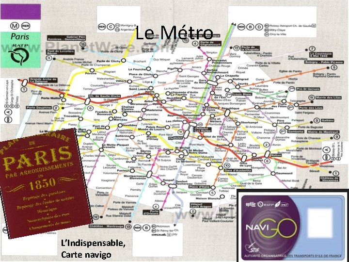 Le Métro L’Indispensable, Carte navigo 