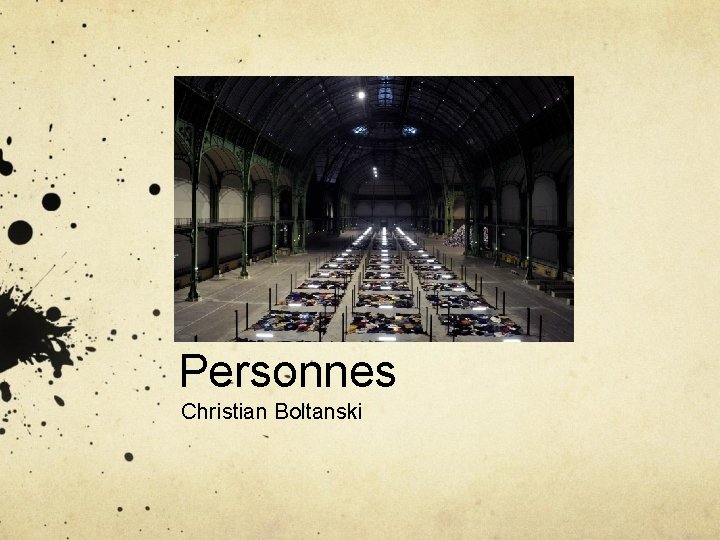 Personnes Christian Boltanski 