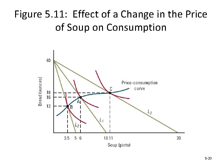 Figure 5. 11: Effect of a Change in the Price of Soup on Consumption