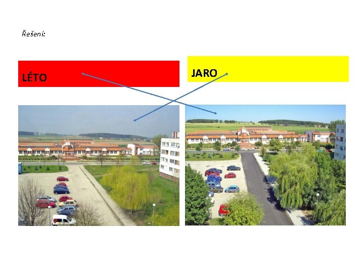 Řešení: LÉTO JARO 