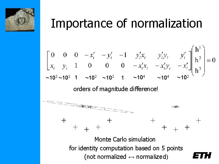 Importance of normalization ~102 1 ~104 ~102 orders of magnitude difference! Monte Carlo simulation