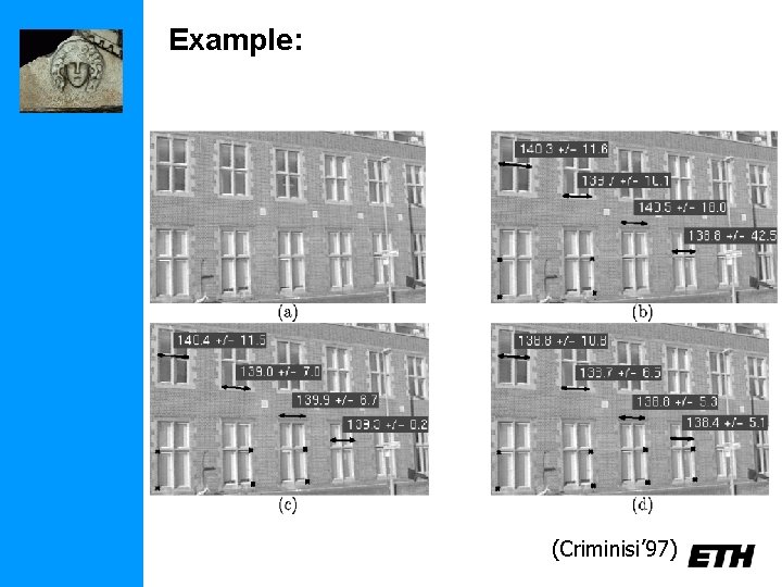 Example: (Criminisi’ 97) 