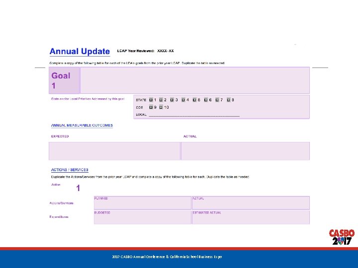26 2017 CASBO Annual Conference & California School Business Expo 26 2017 CASBO Annual Conference & California School Business Expo