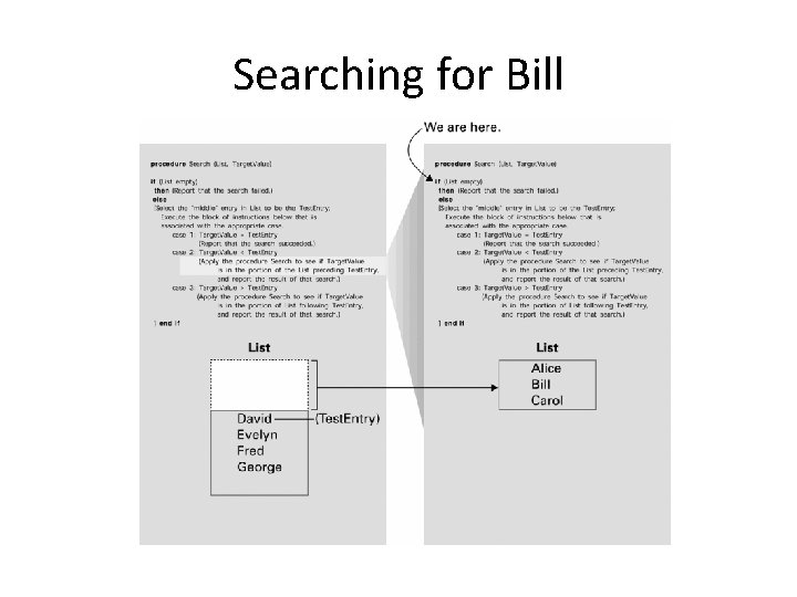 Searching for Bill 