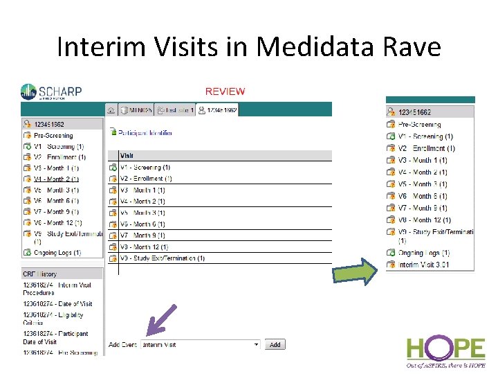 Interim Visits in Medidata Rave 