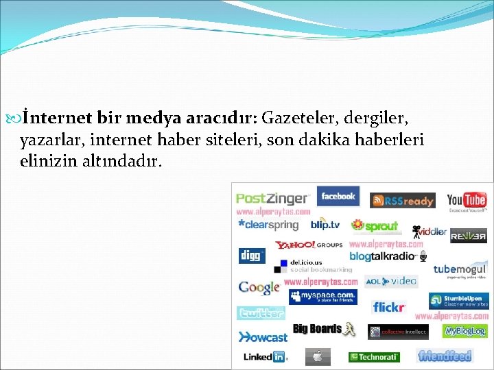İnternet bir medya aracıdır: Gazeteler, dergiler, yazarlar, internet haber siteleri, son dakika haberleri İnternet bir medya aracıdır: Gazeteler, dergiler, yazarlar, internet haber siteleri, son dakika haberleri