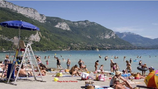 Plage du lac d’Annecy 