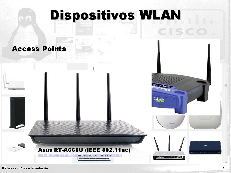 Dispositivos WLAN Access Points Asus RT-AC 66 U (IEEE 802. 11 ac) http: //www.