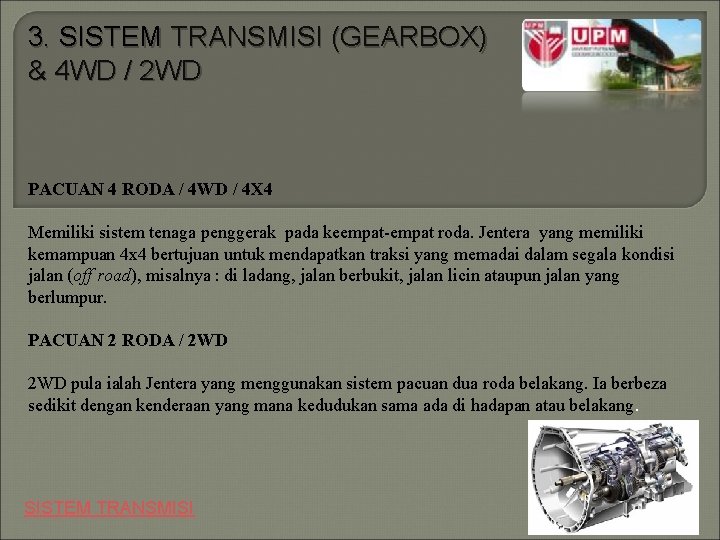 Kursus Asas Penyelenggaraan Jentera Pertanian Fakulti Pertanian Bersama