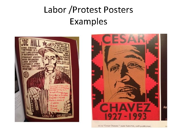 Labor /Protest Posters Examples 