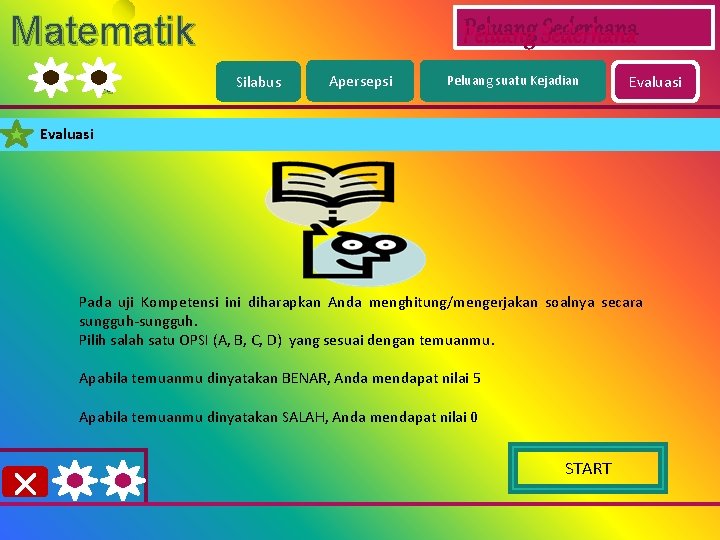 Matematik a Peluang Sederhana Silabus Apersepsi Peluang suatu Kejadian Evaluasi Pada uji Kompetensi ini