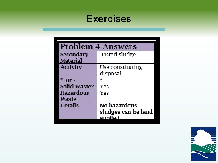 Exercises 