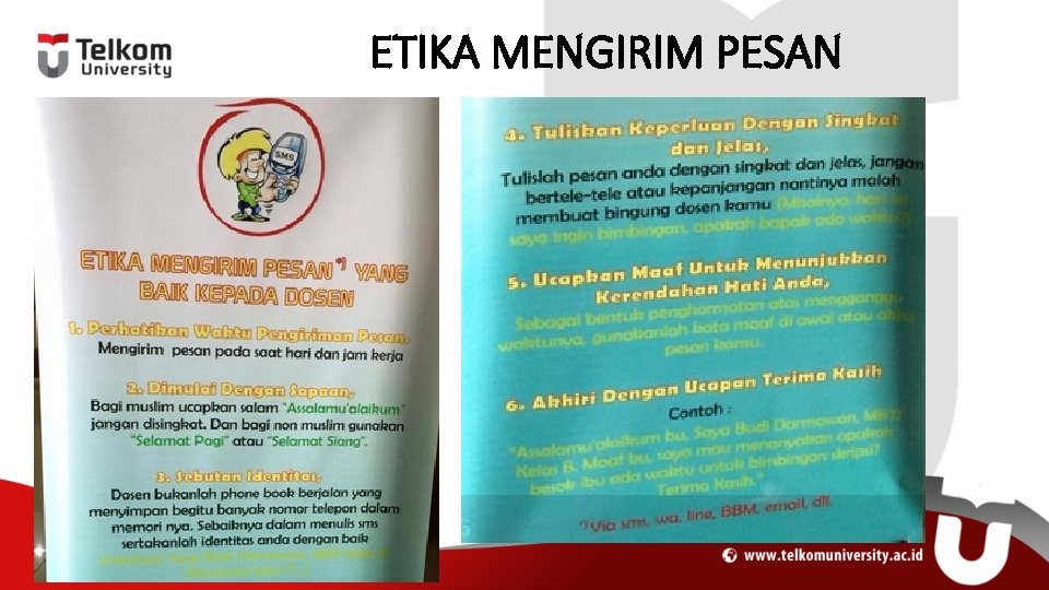 ETIKA MENGIRIM PESAN 