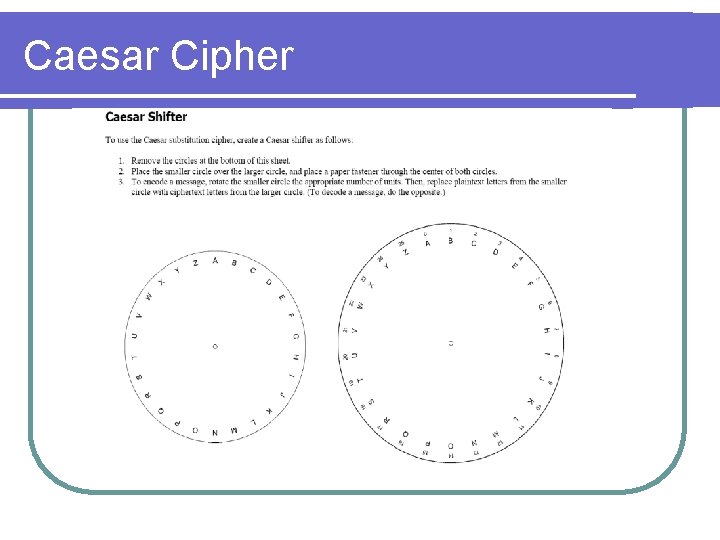 Caesar Cipher 