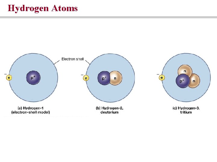 Hydrogen Atoms Hydrogen Atoms