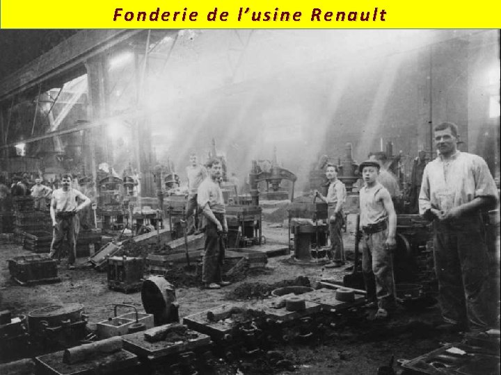 Fonderie de l’usine Renault 