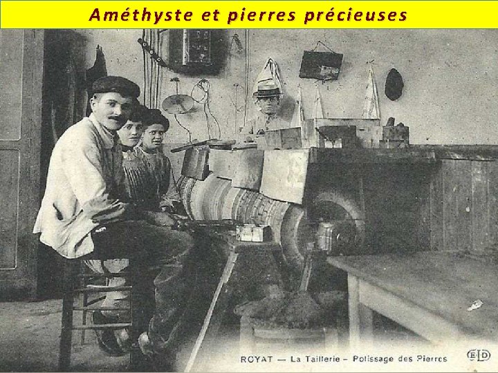 Améthyste et pierres précieuses 