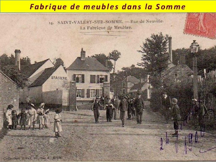 Fabrique de meubles dans la Somme 