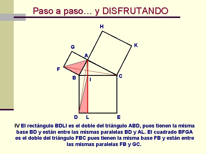 Paso a paso… y DISFRUTANDO H K G A F B D I Paso a paso… y DISFRUTANDO H K G A F B D I