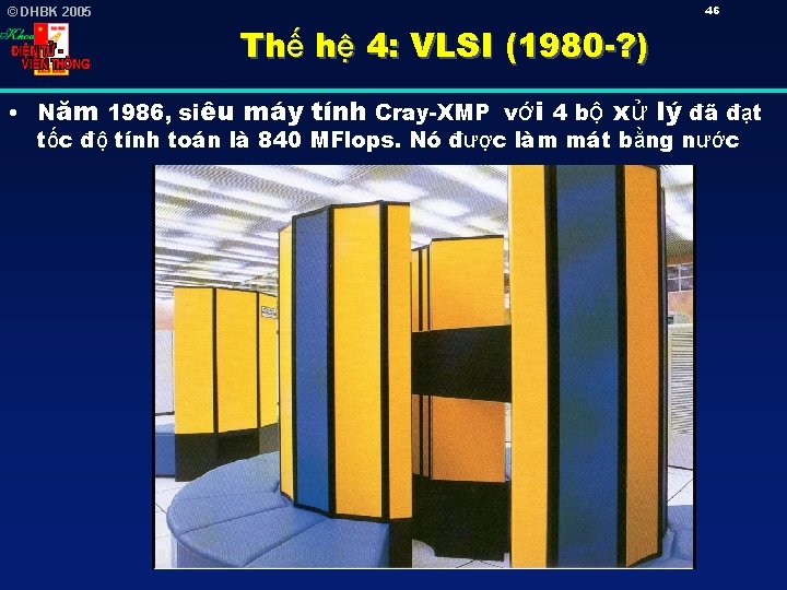 46 © DHBK 2005 Thế hệ 4: VLSI (1980 -? ) • Năm 1986,