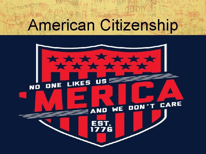 American Citizenship 